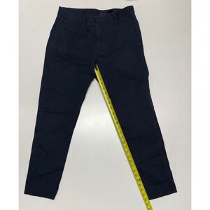COS Slim Fit Mens Chinos Navy Blue Size 32R Cotton Spandex